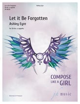 Let It Be Forgotten SA choral sheet music cover